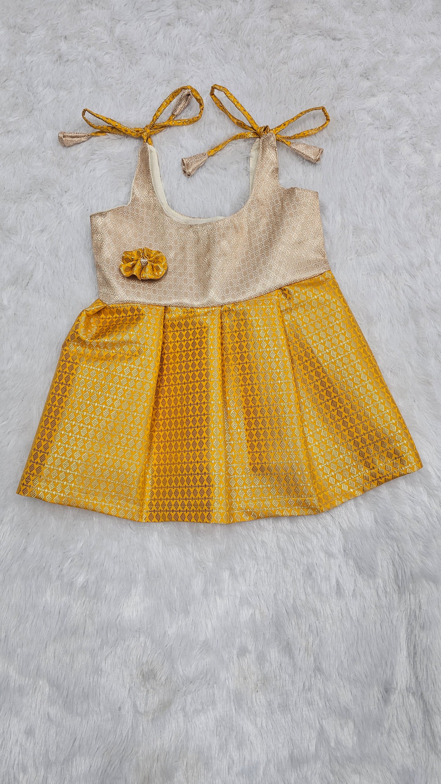 Baby Girl Name Ceremony Frock | Premium Treditional Dress (5 Month-4 Years)