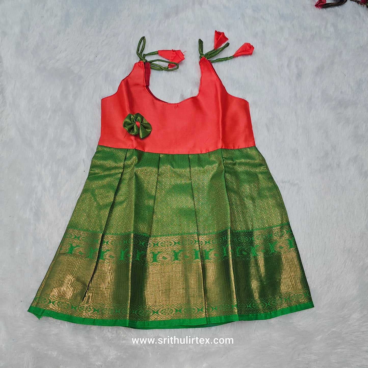 Premium Pure Pattu Frocks | 7 Month To 12 Month Baby's | (Price: 350) | (Batch 4)