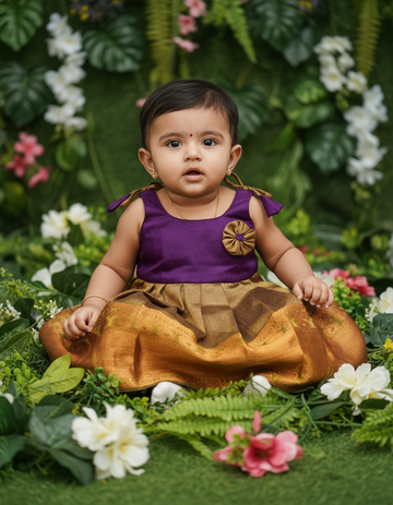 Premium Pure Pattu Frocks | 7 Month To 12 Month Baby's | (Price: 350) | (Batch 2)