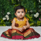 7 Month To 12 Month Baby Silk Frock Multi-Colour Border | Rope Type Design | Sri Thulir Tex (Batch-3)