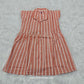 Cotton Stripe Baby Frock – Button Type with Collar Neck | 6 Months to 2 Years | Sri Thulir Tex