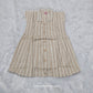 Cotton Stripe Baby Frock – Button Type with Collar Neck | 6 Months to 2 Years | Sri Thulir Tex