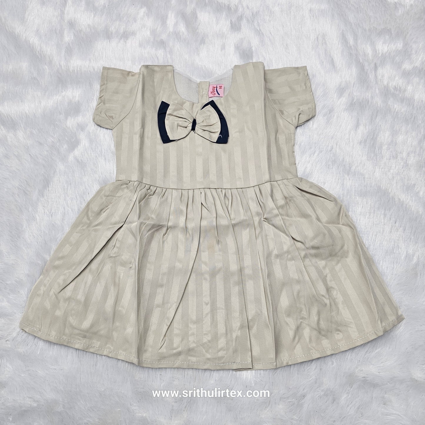 Fancy Cotton Baby Frock – Back Open Button Type | 6 Months to 2 Years | Sri Thulir Tex