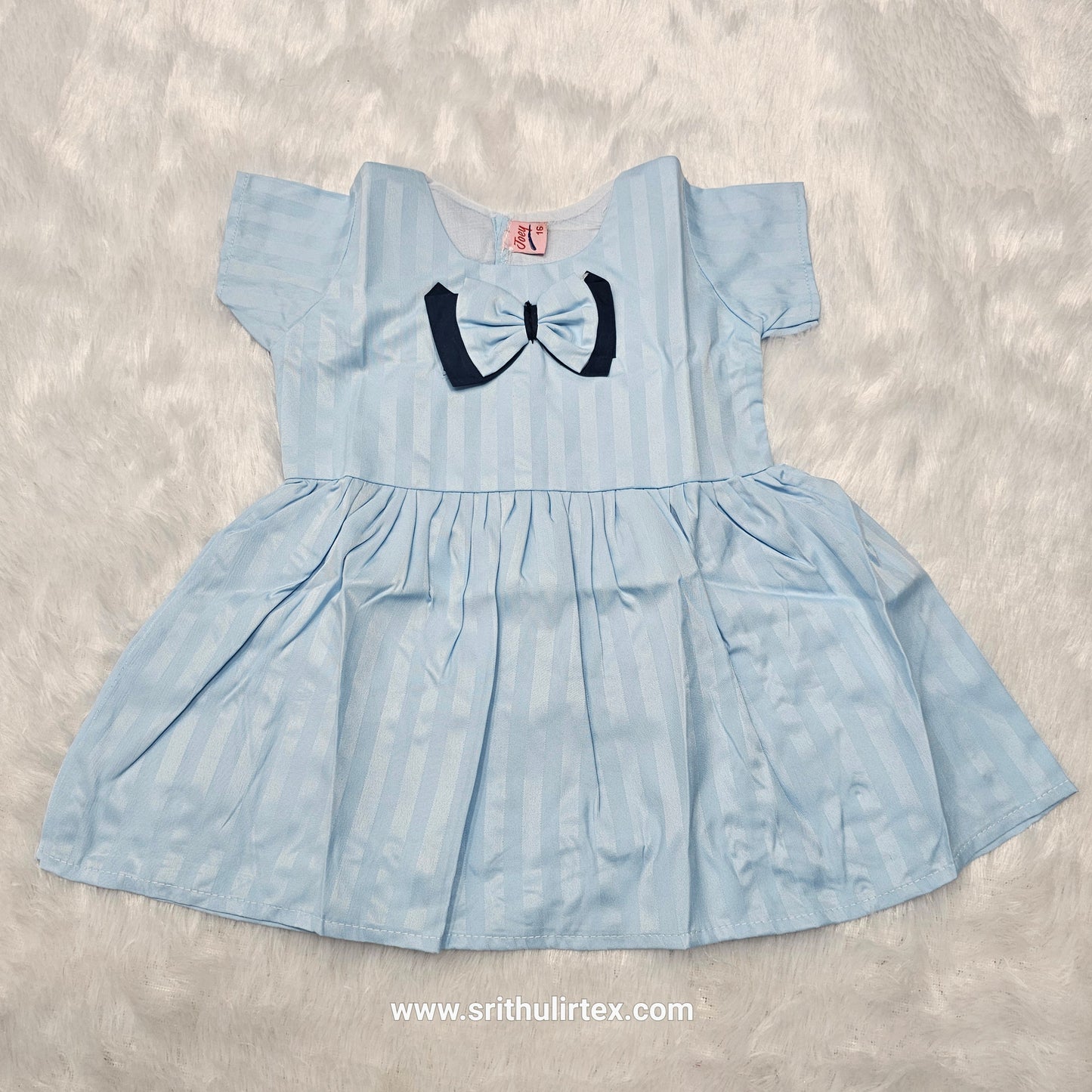 Fancy Cotton Baby Frock – Back Open Button Type | 6 Months to 2 Years | Sri Thulir Tex