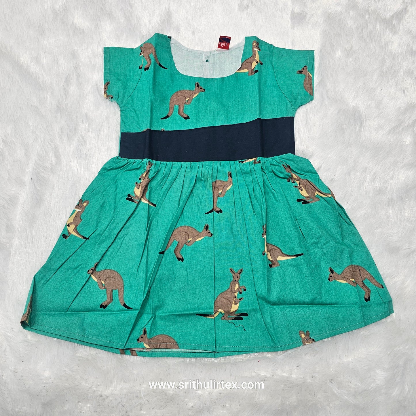 Fancy Cotton Printed Baby Frock – Back Open Button Type | 6 Months to 2 Years | Sri Thulir Tex