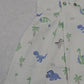 Muslin Front Open Jabla Frock – Cute Dinosaur Print | New Born & 6 Months | Sri Thulir Tex