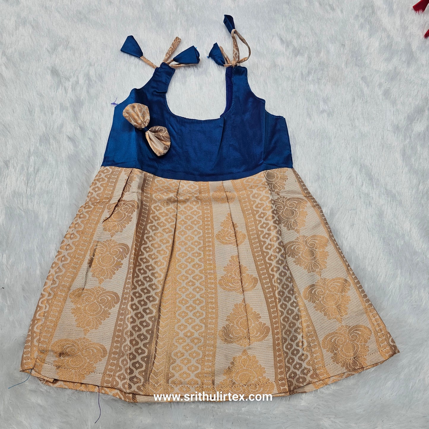 7 Month To 12 Month Baby Silk Frock| Rope Type Design | Sri Thulir Tex (Batch-1)