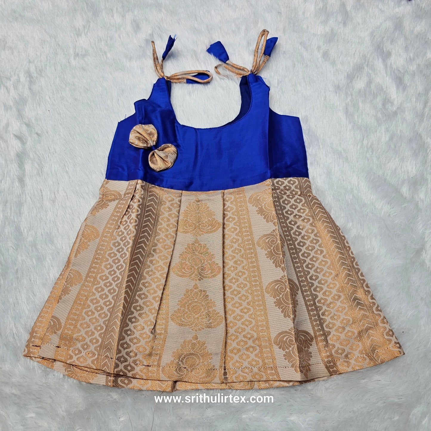 7 Month To 12 Month Baby Silk Frock| Rope Type Design | Sri Thulir Tex (Batch-1)