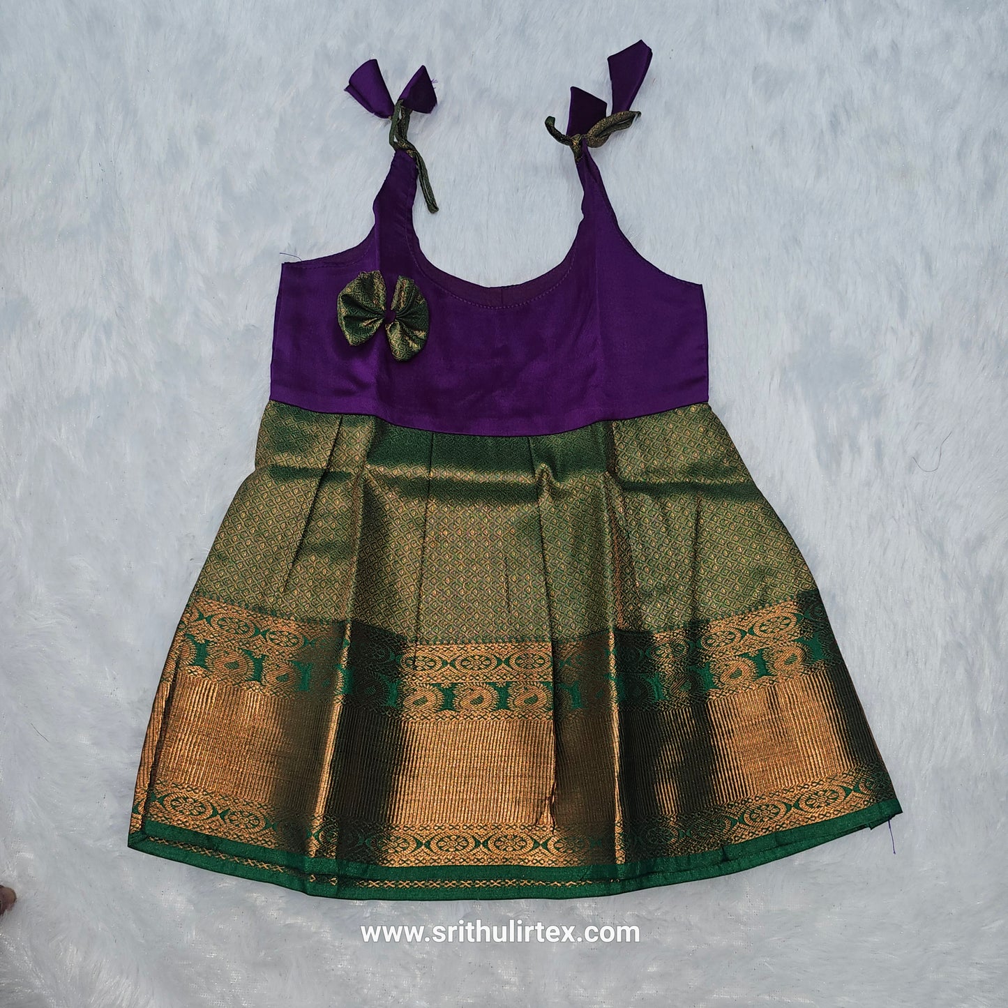 Premium Pure Pattu Frocks | 7 Month To 12 Month Baby's | (Price: 350) | (Batch 4)