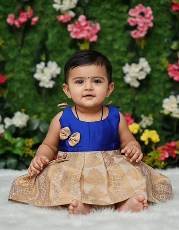 7 Month To 12 Month Baby Silk Frock| Rope Type Design | Sri Thulir Tex (Batch-1)