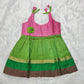 7 Month To 12 Month Baby Silk Frock Multi-Colour Border | Rope Type Design | Sri Thulir Tex (Batch-2)