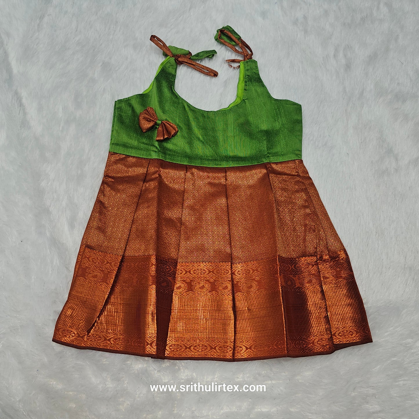 Premium Pure Pattu Frocks | 7 Month To 12 Month Baby's | (Price: 350) | (Batch 3)