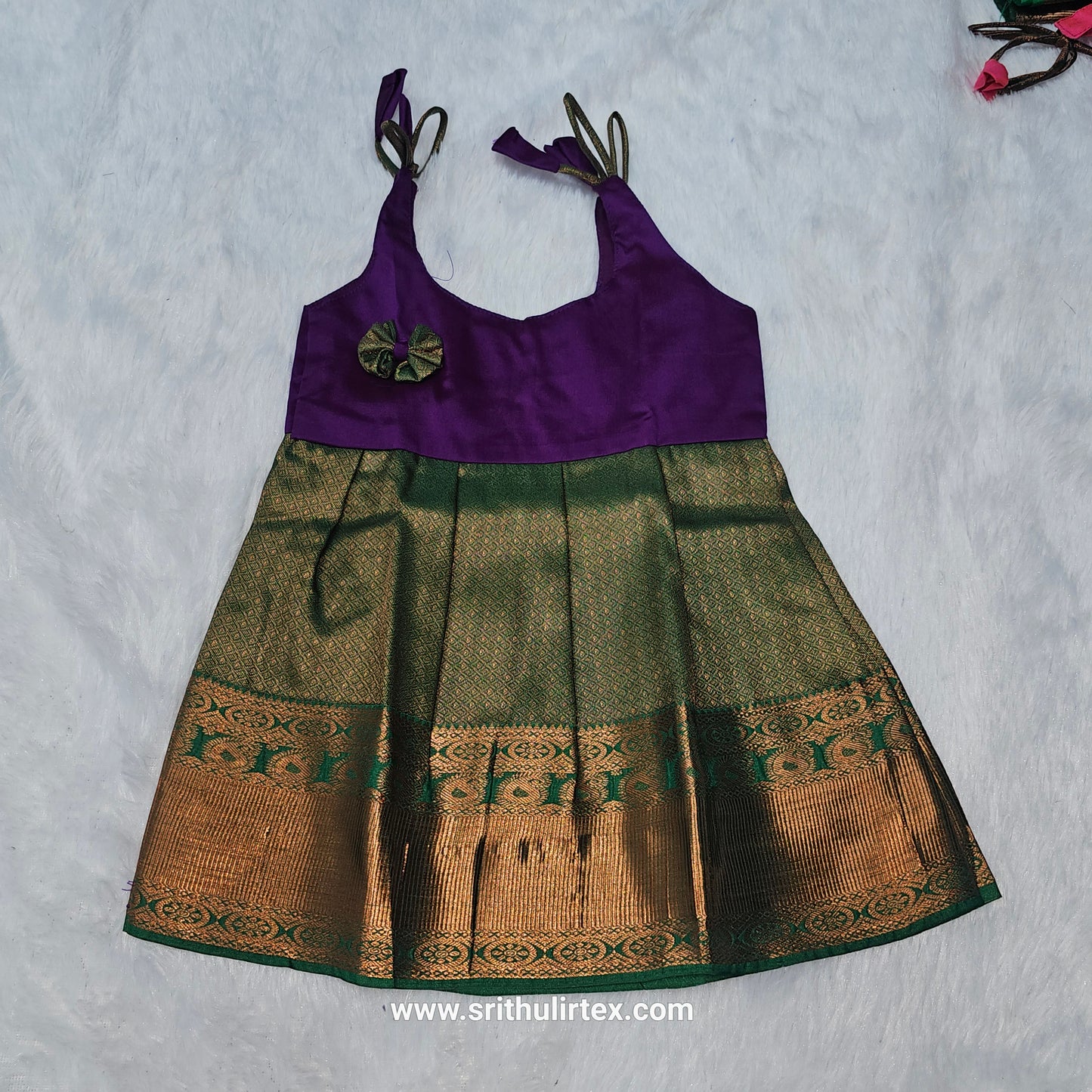 Premium Pure Pattu Frocks | 7 Month To 12 Month Baby's | (Price: 350) | (Batch 3)