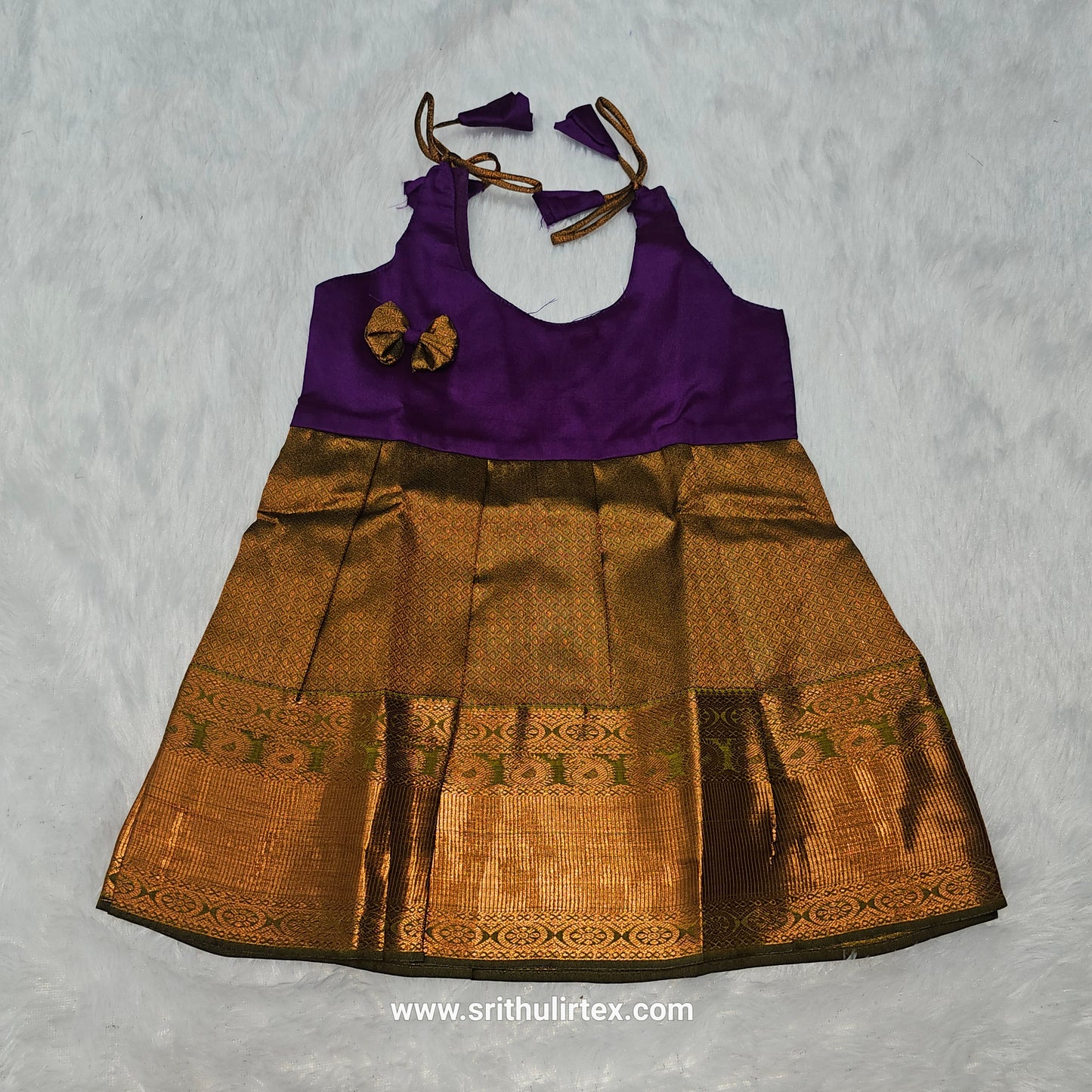 Premium Pure Pattu Frocks | 7 Month To 12 Month Baby's | (Price: 350) | (Batch 3)