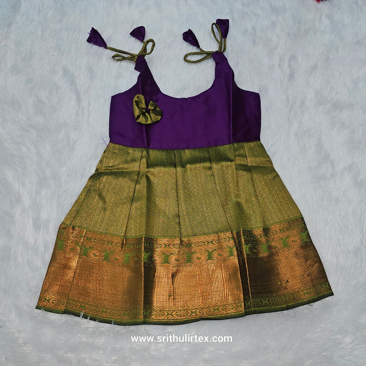 Premium Pure Pattu Frocks | 7 Month To 12 Month Baby's | (Price: 350) | (Batch 3)