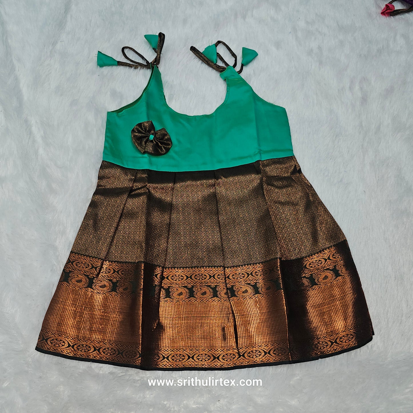 Premium Pure Pattu Frocks | 7 Month To 12 Month Baby's | (Price: 350) | (Batch 3)