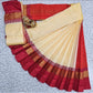 Silk Cotton South Indian Saree – Long Border | Sri Thulir Tex