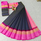 Silk Cotton South Indian Saree – Long Border | Sri Thulir Tex