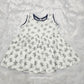 White Cotton Baby Frock – Back Open Button Type | 6 Months to 2 Years | Sri Thulir Tex