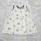 White Cotton Baby Frock – Back Open Button Type | 6 Months to 2 Years | Sri Thulir Tex